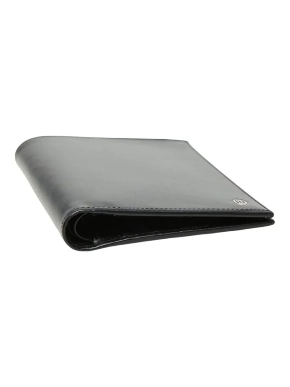 Cartier Pasha Line Bifold Wallet Black Leather